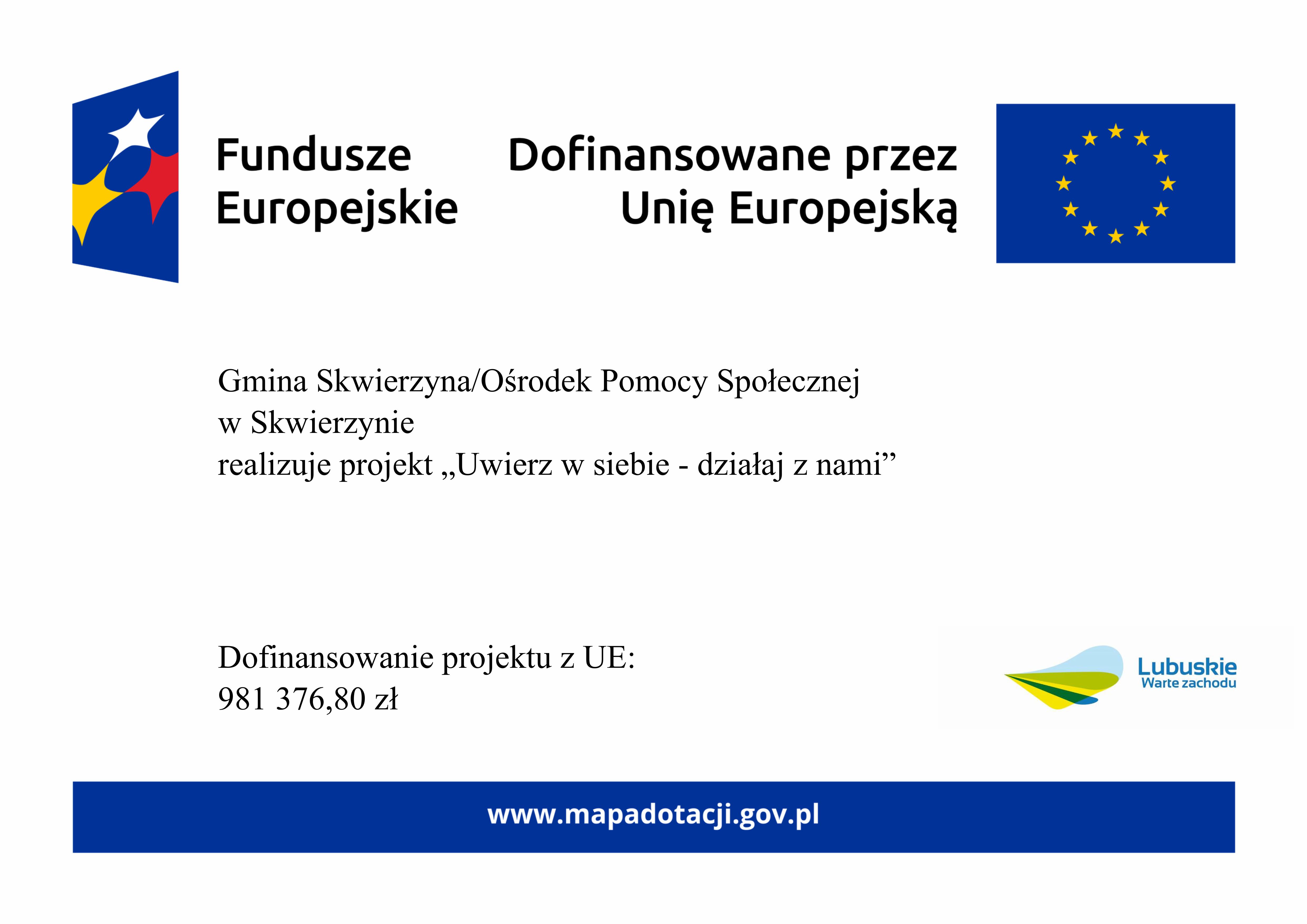 Projekt Uwierz w siebie działaj z nami