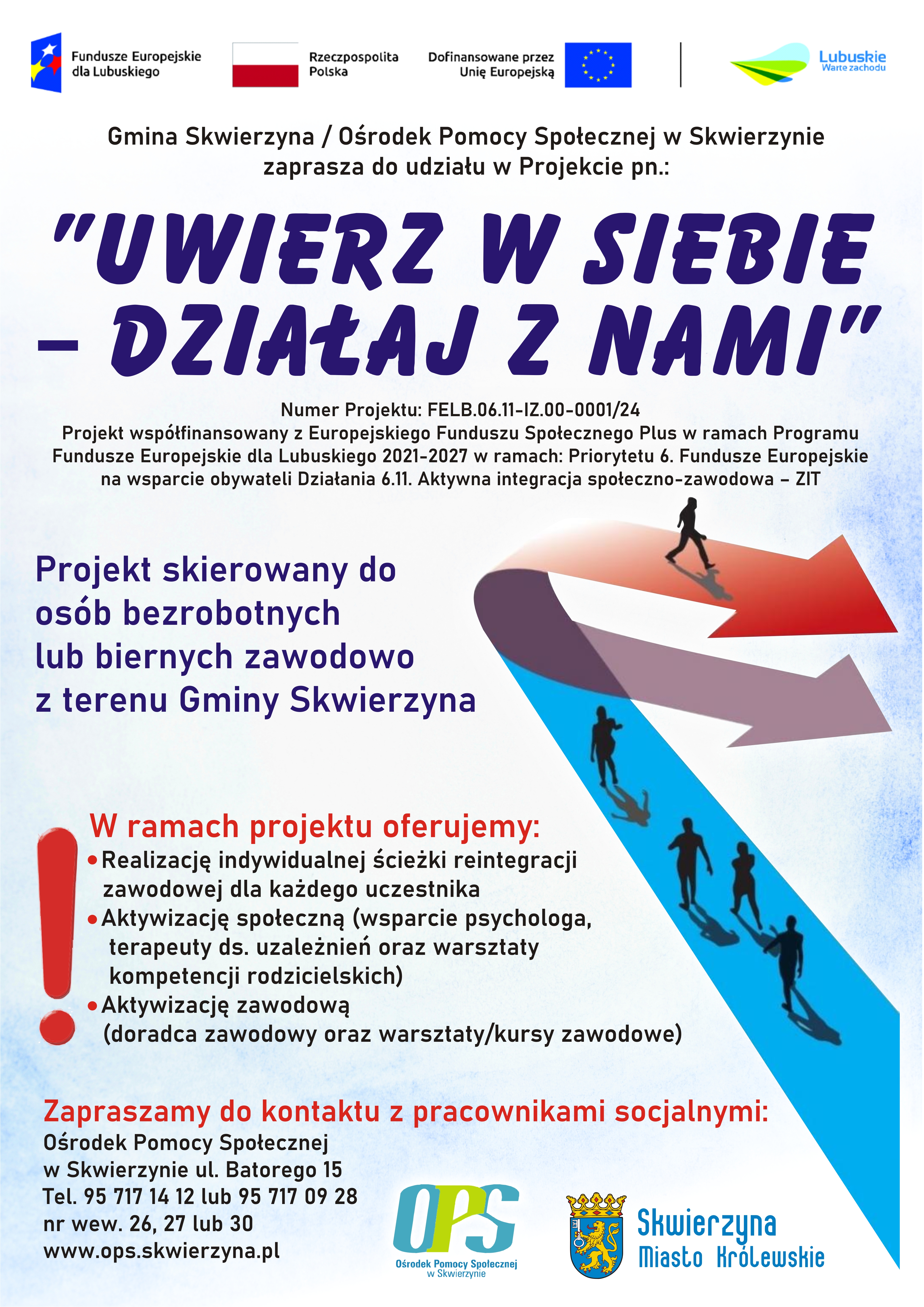 plakat UWIERZ W SIEBIE